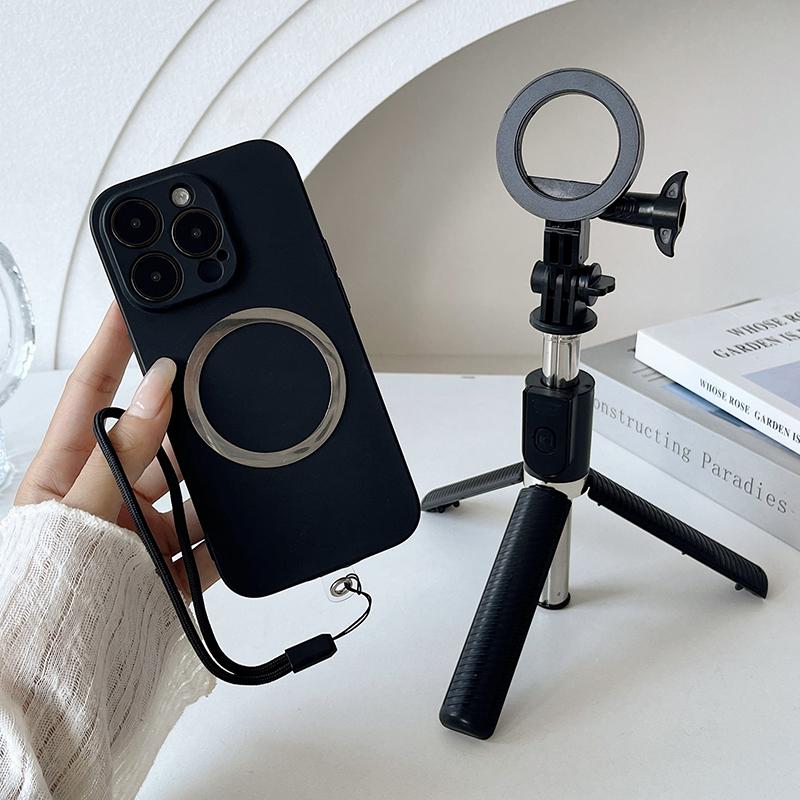 Magnetic Phone Tripod Selfie Stick Holder Mobile Holder Stand With Remote Control for Magsafe for Photo Video Vlog Live 7