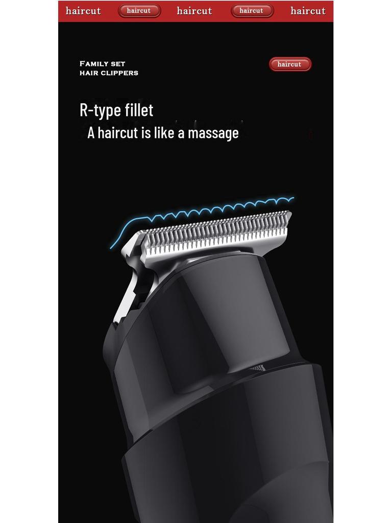 Rechargeable Electric Hair Clipper & Male Razor Set - Home Shaving & Self-Cut Tool