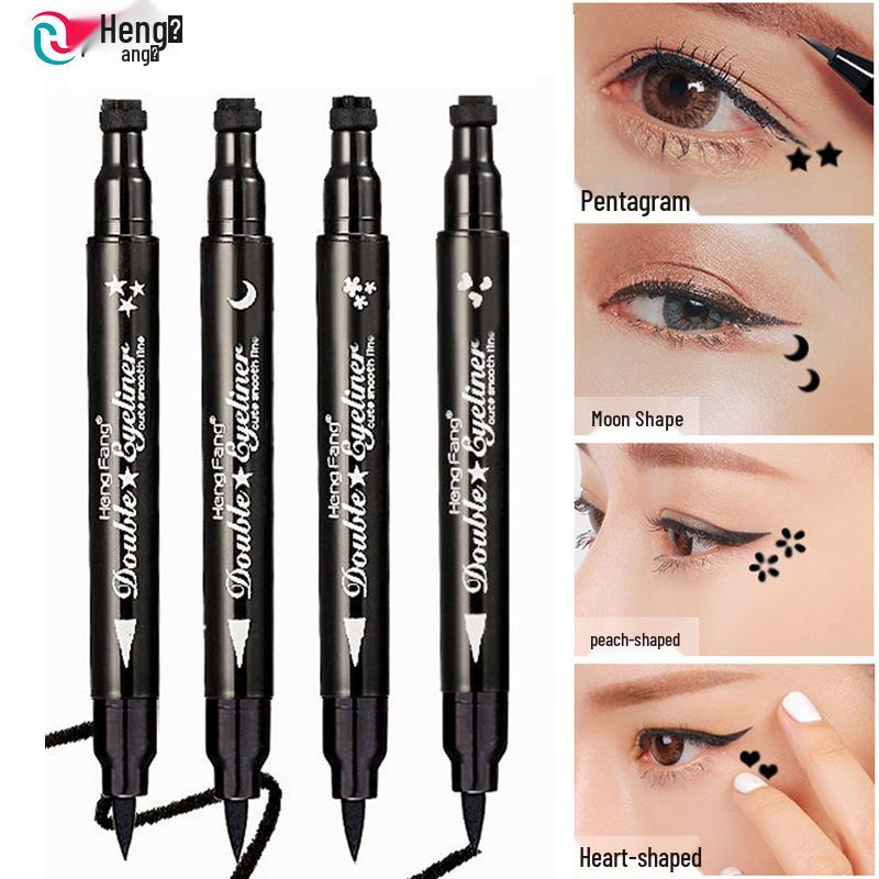 Hengfang Double-Ended Waterproof Smudge-Proof Lower Lash Stamp Eyeliner Pen
