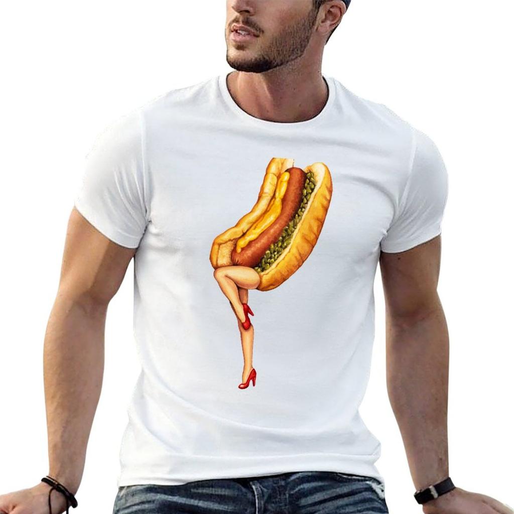 Let's All Go to the Lobby - Dog Girl T-Shirt t shirt man luxury cotton t shirts man 100% T-Shir