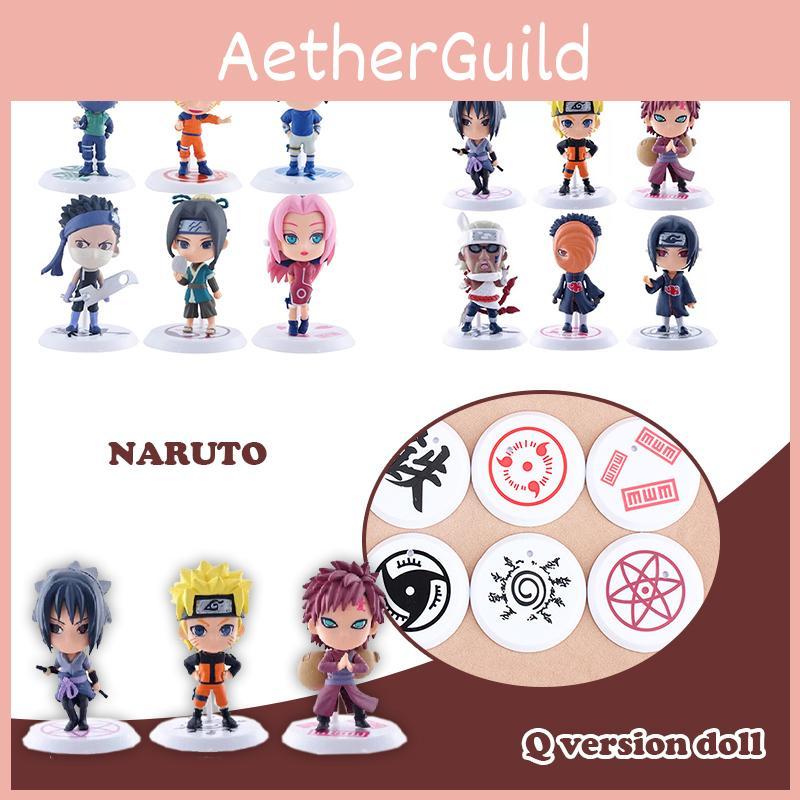 6 Pcs Sasuke Dolls Exquisite Resin Figurines Perfect For Naruto Collectors And Fans