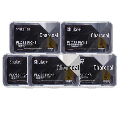 Shuke+ High-Strength Dental Floss Picks, 100 Count