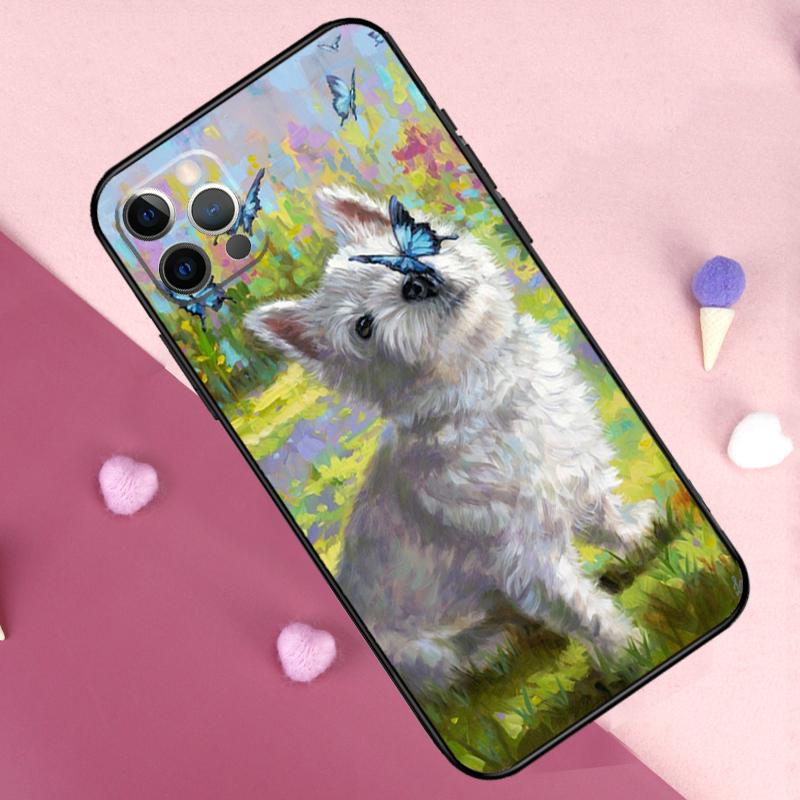 Westie Dog Phone Case For iPhone 17 Pro Max 14 15 16 Plus 11 Pro Max 12 13 Mini 16e 17 Air Back Cover