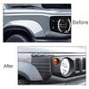 For Suzuki Jimny 2-Door/4-Door      2024 2025 4pcs Car Front Rear Fender Wrap Corners Angle Guard Cover