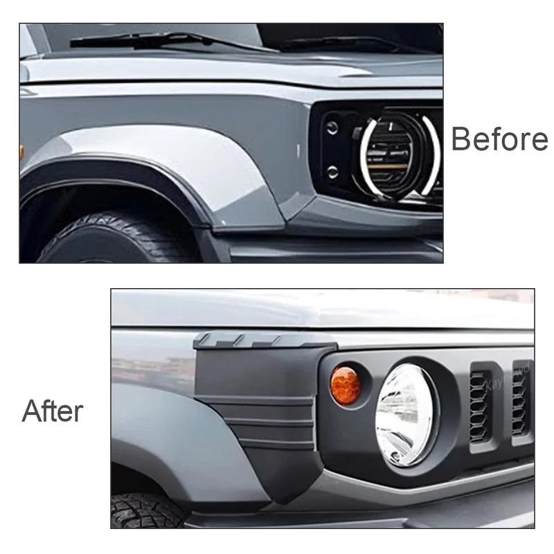 For Suzuki Jimny 2-Door/4-Door 2024 2025 4pcs Car Front Rear Fender Wrap Corners Angle Guard Cover