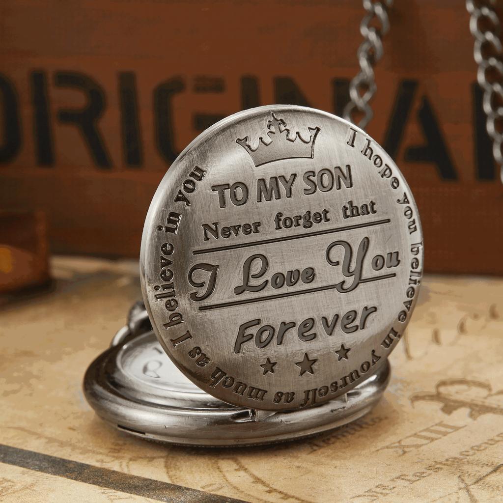 Engraved Vintage Quartz Pocket Watch Pendant Vintage Pocket Watch