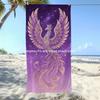 Starry Golden Phoenix Beach Towel Patterned Sunscreen And Windproof Suitable For Swimming Pool Camping Travel