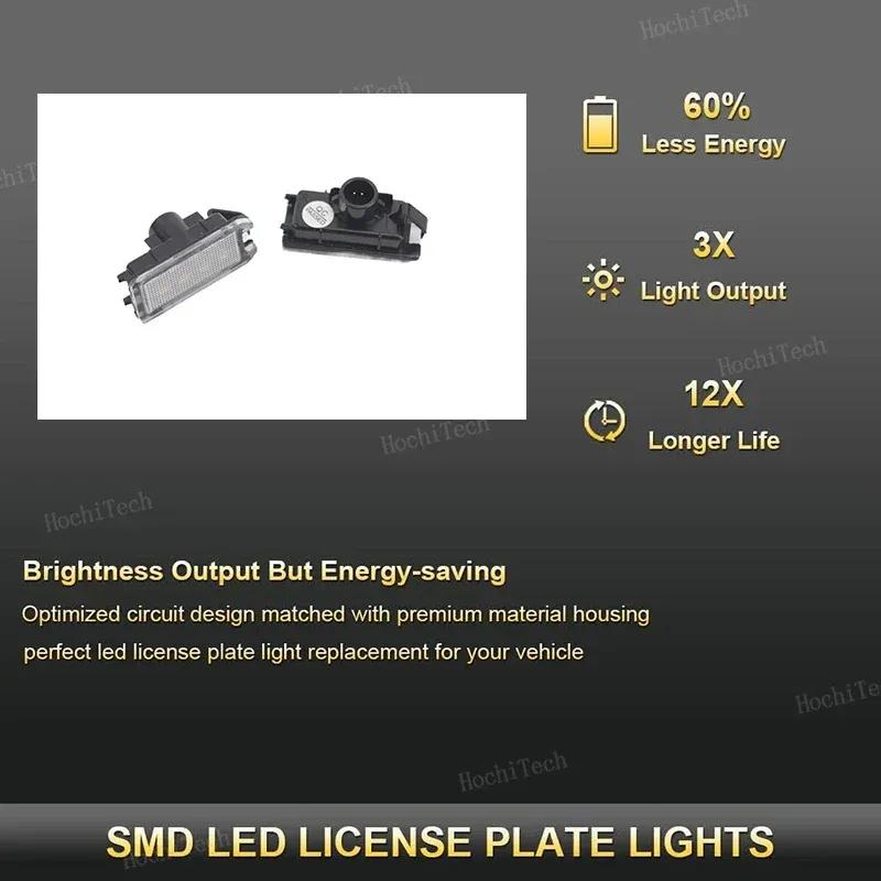 12V LED Car License Number Plate Light Lamp No Error For Jeep Grand Cherokee Compass Patriot Dodge Viper 2014-2017 Fiat 500
