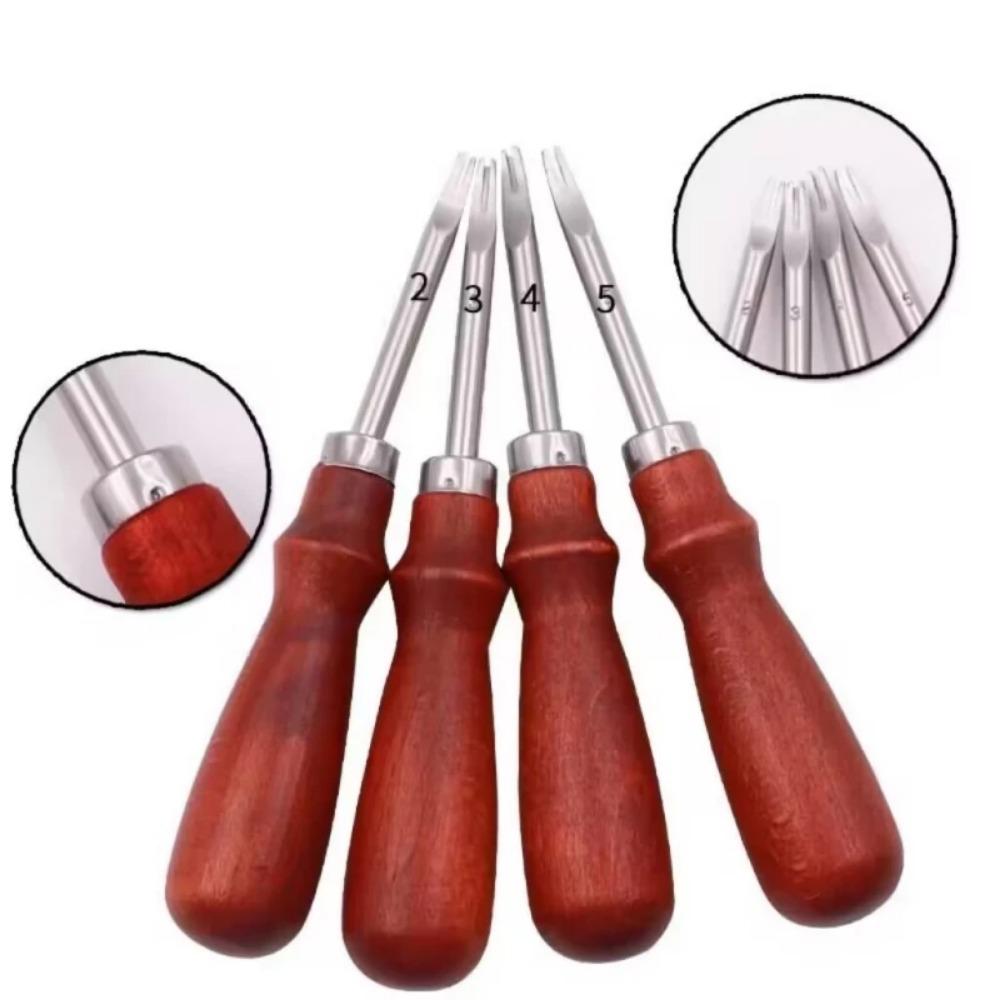 Leather Common Edge Beveler Skiving Craft Keen Edge Cutting Tool for Beveling V-shaped Blade with Rounded Center Taking The Edge