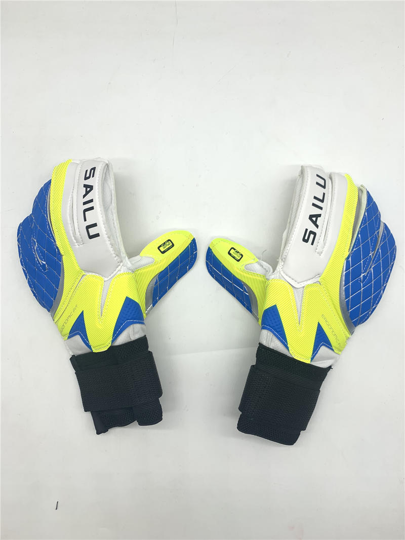 

Профессиональные вратарские перчатки для мужчин, женщин и взрослых, детские футбольные вратарские перчатки, нескользящие утолщенные латексные перчатки, защита для пальцев L 7