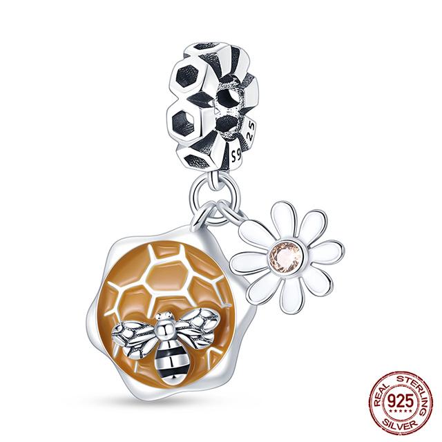 Fashion 925 Silver Colorful Butterfly Dragonfly Hummingbird Spring Series Charms Beads Fit Fasion 925 Bracelet Jewelry