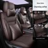 All-Season Universal Leather Seat Cover, Wear-Resistant, Full Coverage, Fits All Car Models