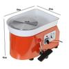 600W DIY Electric Pottery Wheel Ceramic Machine Foot Pedal Clay Pottery Forming Ceramic Works Art Work Mould Orange53 x 41 x 37 cm