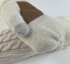 Unisex Touchscreen Knit Wool Gloves: Windproof, Warm, Velvet-Lined Mittens for Autumn/Winter Outdoors