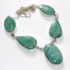 Outstanding Amazonite 925 Silver Plated Necklace 18" Fashion Gifts Trendy Z6T86
