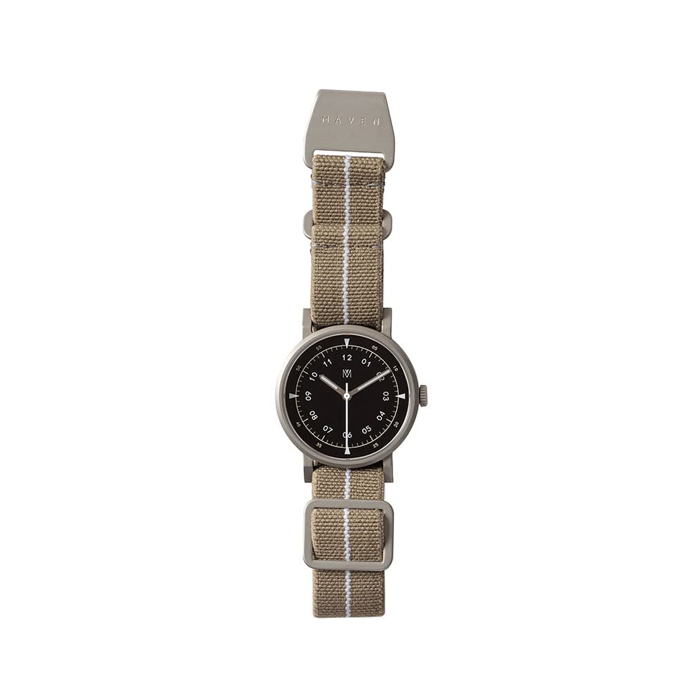 

Maven Watches 34mm THE URBAN SCOUT SERIES Minimalist Fashion Watch (MUS-03 KHAKI P 34MM)