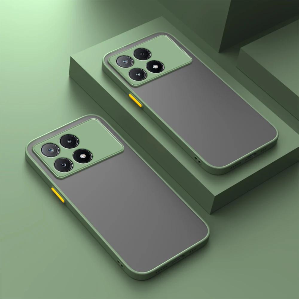 

Shockproof Armor Matte Case For Xiaomi Poco X7 Pro X6 X5 X4 GT X3 NFC M5 M4 M6 Pro F5 Pro F3 F4 F6 Bumper Shockproof Phone Cover For POCO X7 5G
