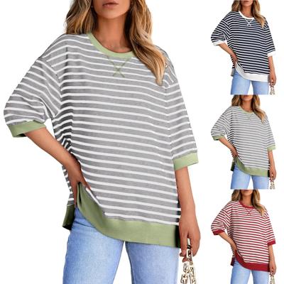 Women Casual Loose Shirts Fashion Tops T-shirts Tee