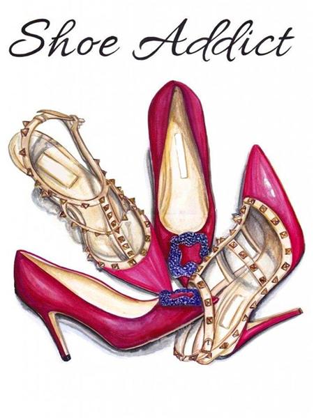 Diamond Painting Kit High Heel Full Square/round Embroidery Mosaic Woman Shoes Cross Stitch Home Decor