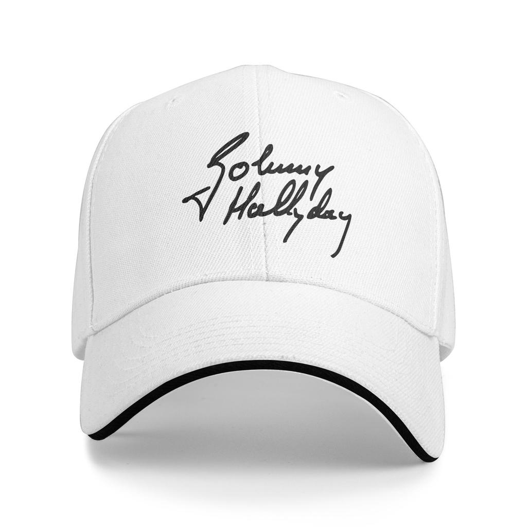 Custom Punk Unisex French Legend Rock Johnny Hallyday Baseball Cap Adult Adjustable Dad Hat for Unisex WoUnisex Hip Hop Snapback Hats