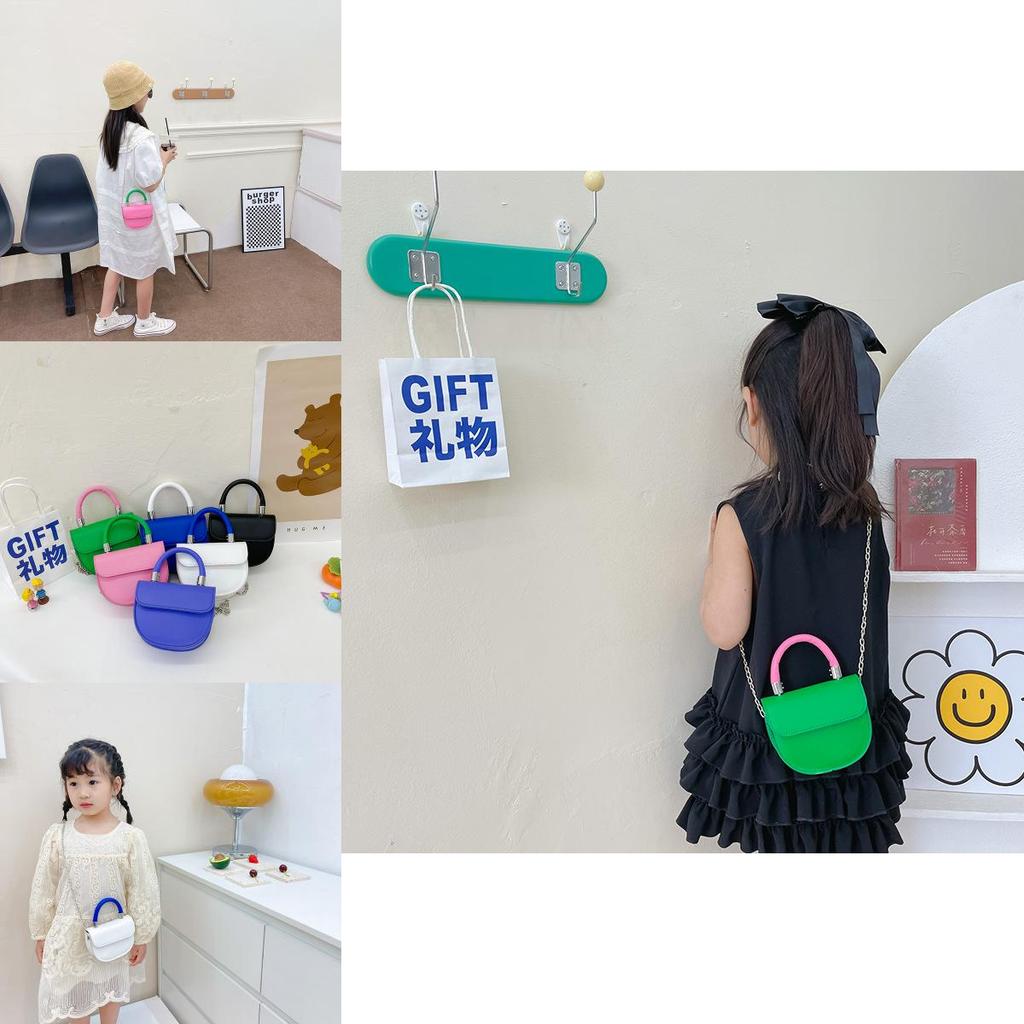 Trendy Mini Pu Chain Shoulder Bag For Stylish Girls In Various Colors Ideal For Kids