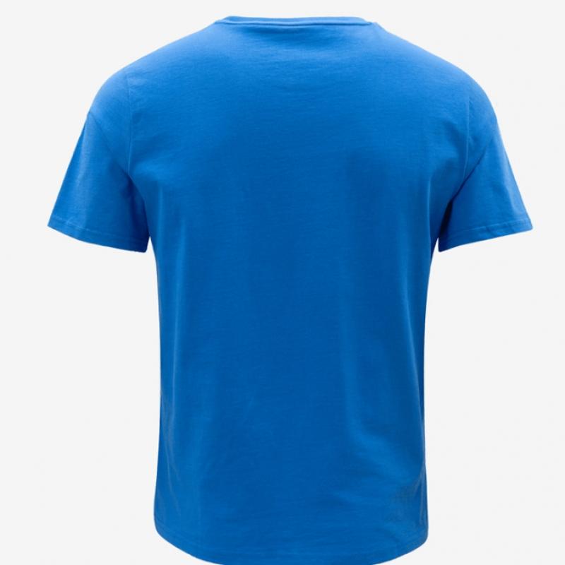 Puma Galleria Puma Round Neck Short Sleeve Training Wear Team Goal Casual Blue