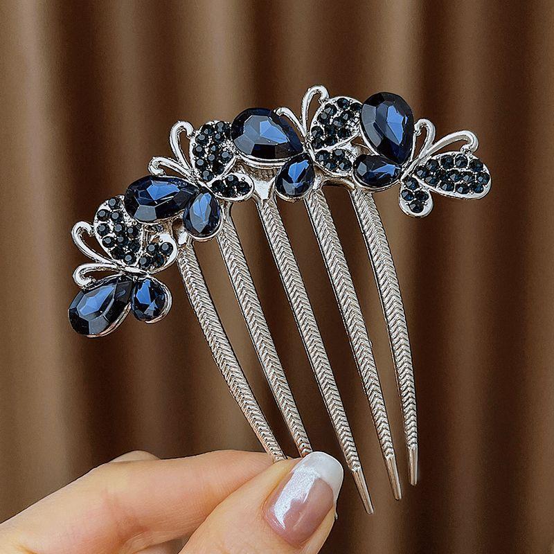 

Гребень для волос с бантом из хрустальных страз: Заколка для волос в старинном стиле с инкрустацией бриллиантами