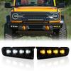 LED DRL For Ford Bronco Daytime Running Lights Fog Lamps Front Bumper Headlights Turn Signal Car Accessories 12V