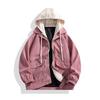 2026 Autumn/Winter Men's Hooded Baseball Jacket: Fake Two-Piece, Casual, Loose, Versatile, Couple's Outerwear
