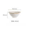 Vintage Luxury Kiln‑Change Glaze Ceramic Tableware, Embossed Double‑Line Round Bowl Plate Microwave‑Safe for Home Hotel & Gifting