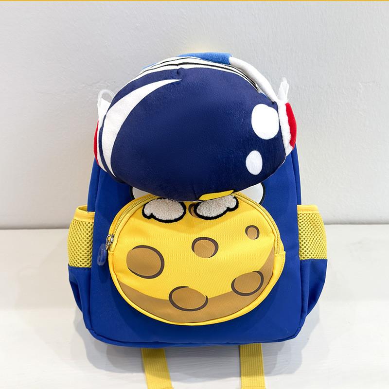 Kids Oxford Cloth Backpack With Animal Prints For Preschoolers And School Use