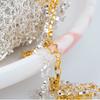 No Fade 1Meter Star Chain Gold Color Chain 5mm Hollow Out Metal Copper Chains for Necklace Jewelry Making Components DIY