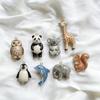 Animal World Panda, Koala, and Penguin Pendant Necklace - 18K Gold Color Retention