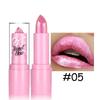 Bow Glitter Lipstick Bright Rose Pink Diamond Lipstick Mirror Pearlescent Shine Waterproof Long-Lasting Glossy Lip Tint Makeup