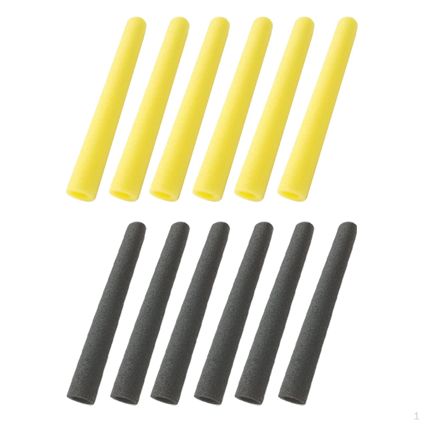 

12 Covers for Trampoline Poles, Padding And Accessories. Black and Yellow