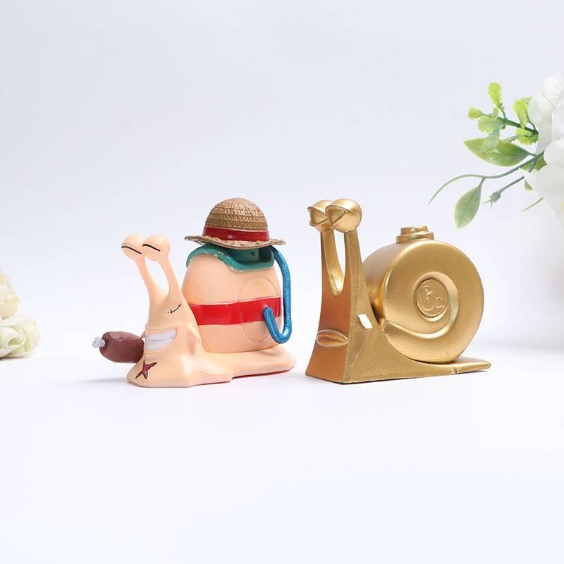 Piece One Nika Snail Toy Cute Cartoon Tabletop Decoration Model Figure Gift