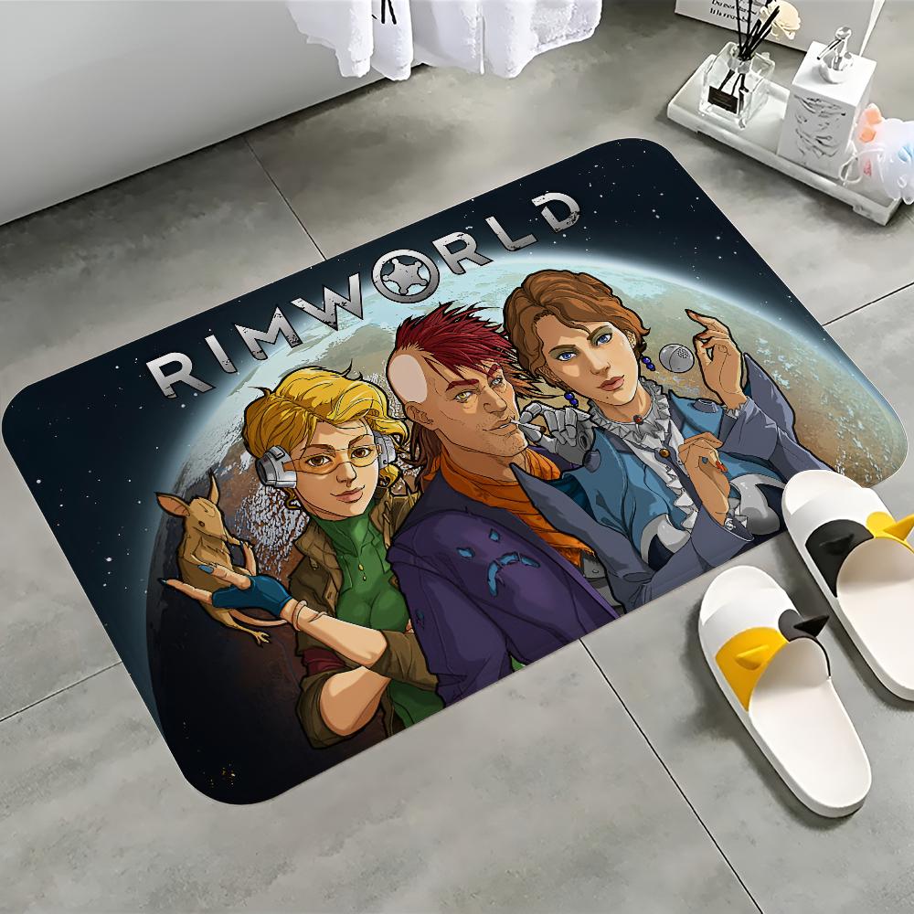 

Rimworld Classic Movie Posters Whitepaper Sticker DIY Room Bar Cafe Aesthetic Art Wall Painting 40x60cm