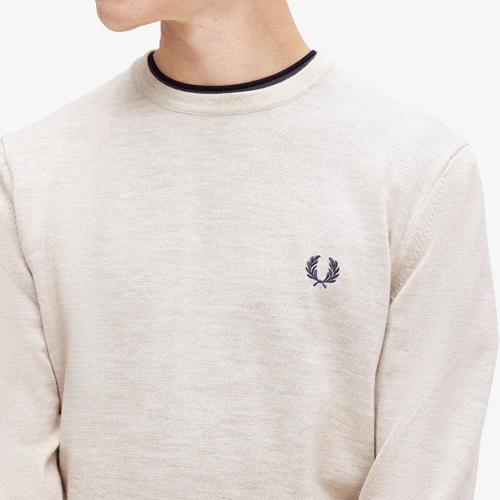 Fred Perry [Baseline] Classic Crew Neck Merino Wool Knit (X23) Afpm2439601-X23