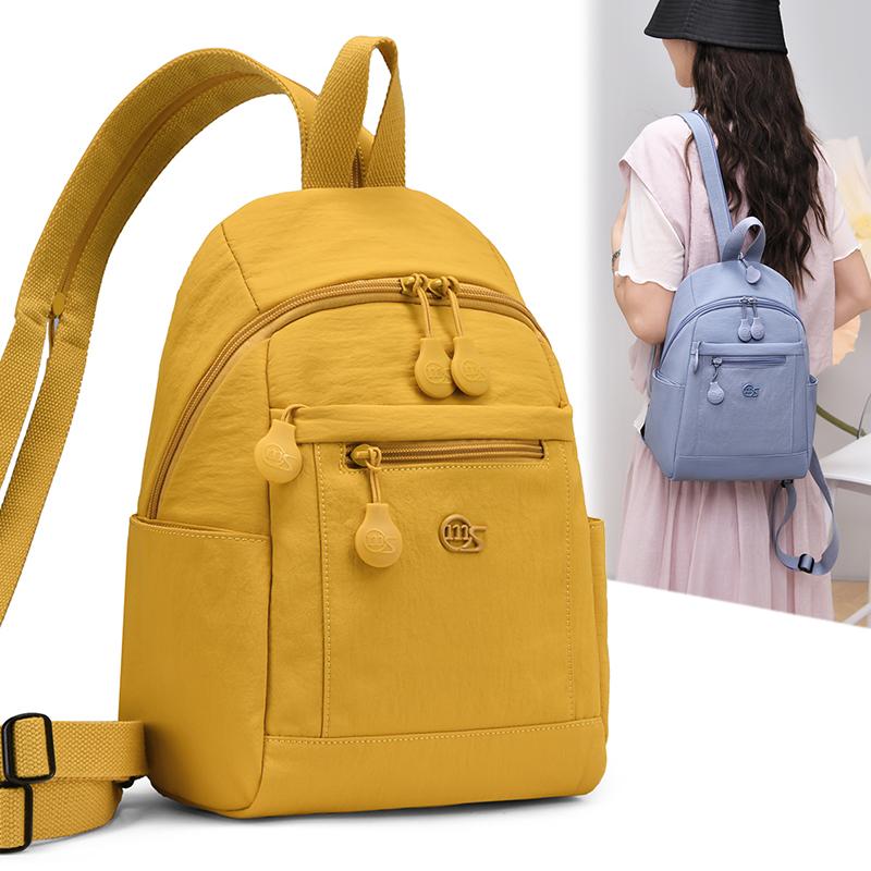 Mini-Nylon-Rucksack für Damen, kleiner, leichter, lässiger Tagesrucksack für Reisen, täglichen Gebrauch, Schule, Einkaufen