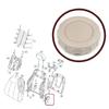BDP1138 Front Manual Seat Backrest Adjustment Rotary Knob Beige 8K0881671 for  Seat Skoda VW