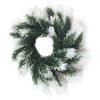 Artificial Pineneedle Wreath Candle Ring Christmas Candle Holder Garland Wedding Party Festival