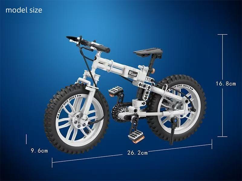 246PCS Bicycle Mountain Bike Building Block Model Technology Assembly Children's Educational Building Toys Holiday Gifts