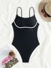 Sexy Damen Einteiliger Badeanzug Damen Bademode 2025 Patchwork Monokini Body Push Up Badeanzug Bandage Badeanzug Sommer