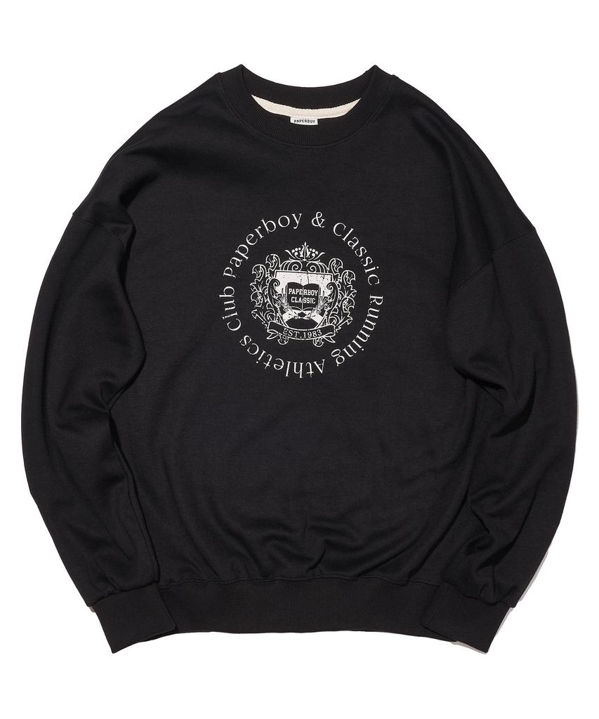 PAPERBOY County Sweatshirt - Black