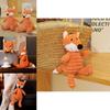 Cute Orange Fox Plush Toy For Girls Perfect Birthday Gift Soft And Huggable 15cm/33cm/42cm/65cm