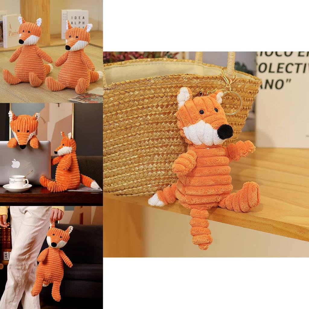 Cute Orange Fox Plush Toy For Girls Perfect Birthday Gift Soft And Huggable 15cm/33cm/42cm/65cm
