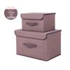 Portable Dustproof Cardboard Storage Box with Cover for Clothes and Toys