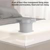 Invisible Non-Slip Plastic Bed Sheet Holders - 4 Pieces for Secure Fitted Covers and Quilts