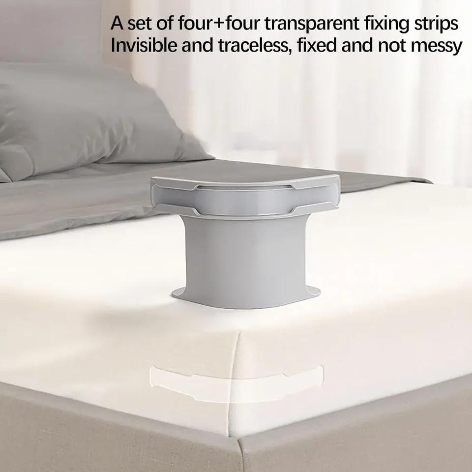 Invisible Non-Slip Plastic Bed Sheet Holders - 4 Pieces for Secure Fitted Covers and Quilts