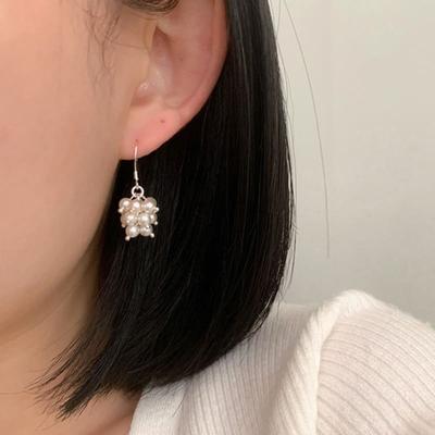 Revedej Silver925 Pearl Grape Earring